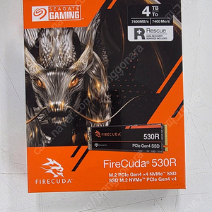 씨게이트 파이어쿠다 530R 4테라 ssd 미개봉