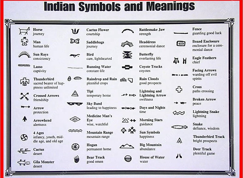 빈티지 나바호 인디언 애로우즈 십자가 크로스 실버 목걸이--6