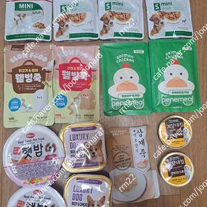 강아지 파우치 캔