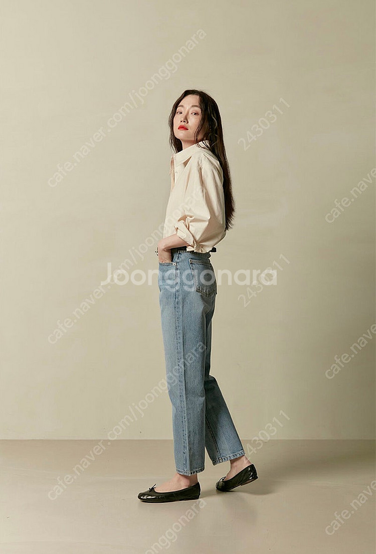 WMM 더블유엠엠 크롭진 중청 컬러 Cropped Je...--2