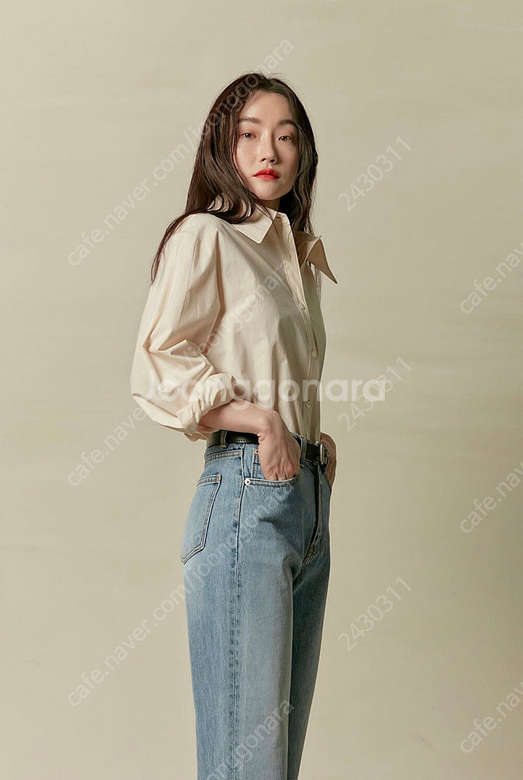WMM 더블유엠엠 크롭진 중청 컬러 Cropped Je...--6