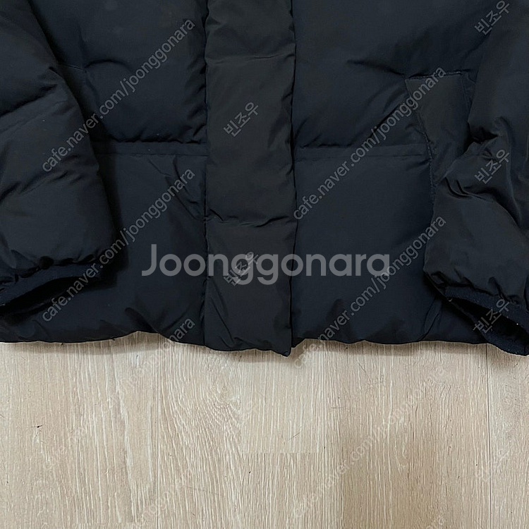 게스 남성 와펜 구스다운 숏패딩 S/90--2