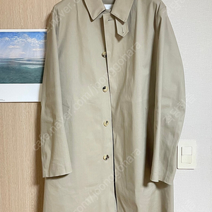 매킨토시(Mackintosh) 베이지 러버라이즈드 맥코트 40 사이즈 팝니다 이미지