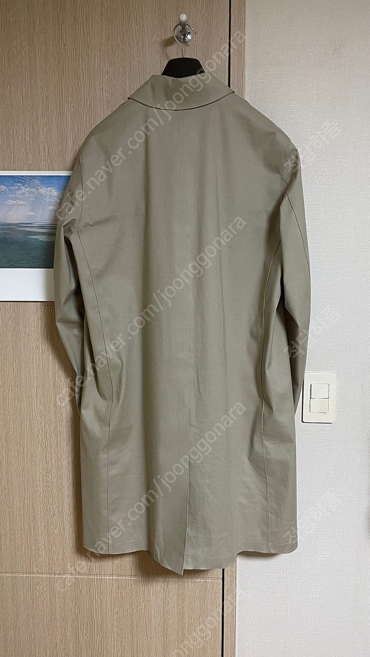 매킨토시(Mackintosh) 베이지 러버라이즈드 맥코트 40 사이즈 팝니다 이미지