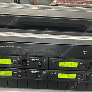 Shure UA844+ULXS4 무선마이크 언테나셋트 팝니다