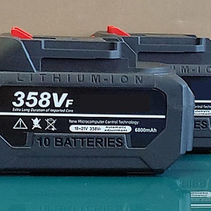 마끼다 배터리 358VF 18V 10셀 2개+충전기 + 무료배송 7.5 만원 ( 새물품 ) 삼성셀