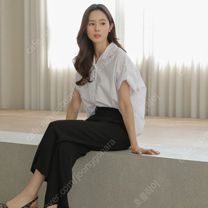 으네 찰랑 와이드 팬츠 (네이비)