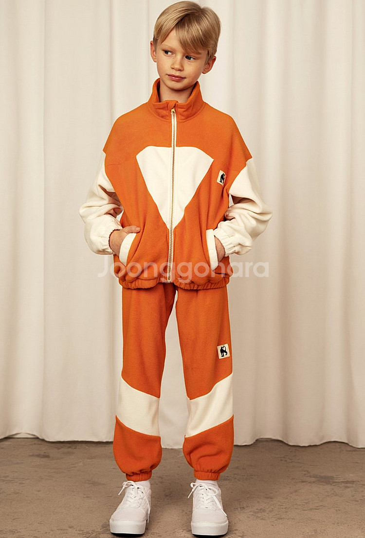 미니로디니 오렌지 플리스 집업 점퍼 140 (9-10세--0