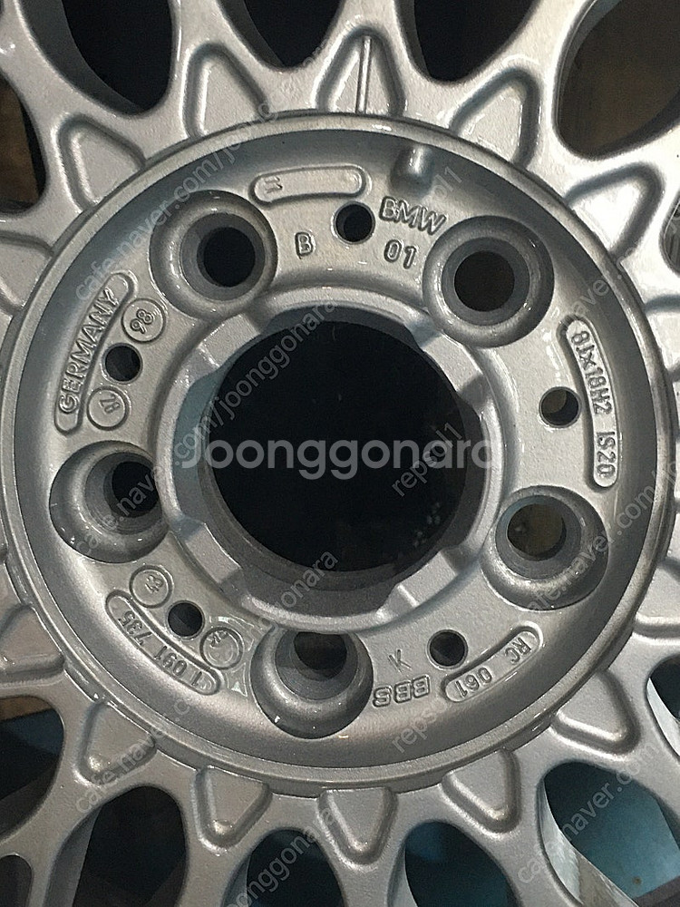 bmw bbs 스타일5 rc 061/062 18인치 휠--4