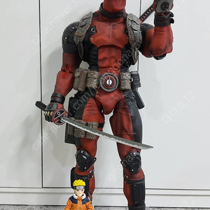 네카 1/2 데드풀 액션 피규어 (부품 일부 누락)