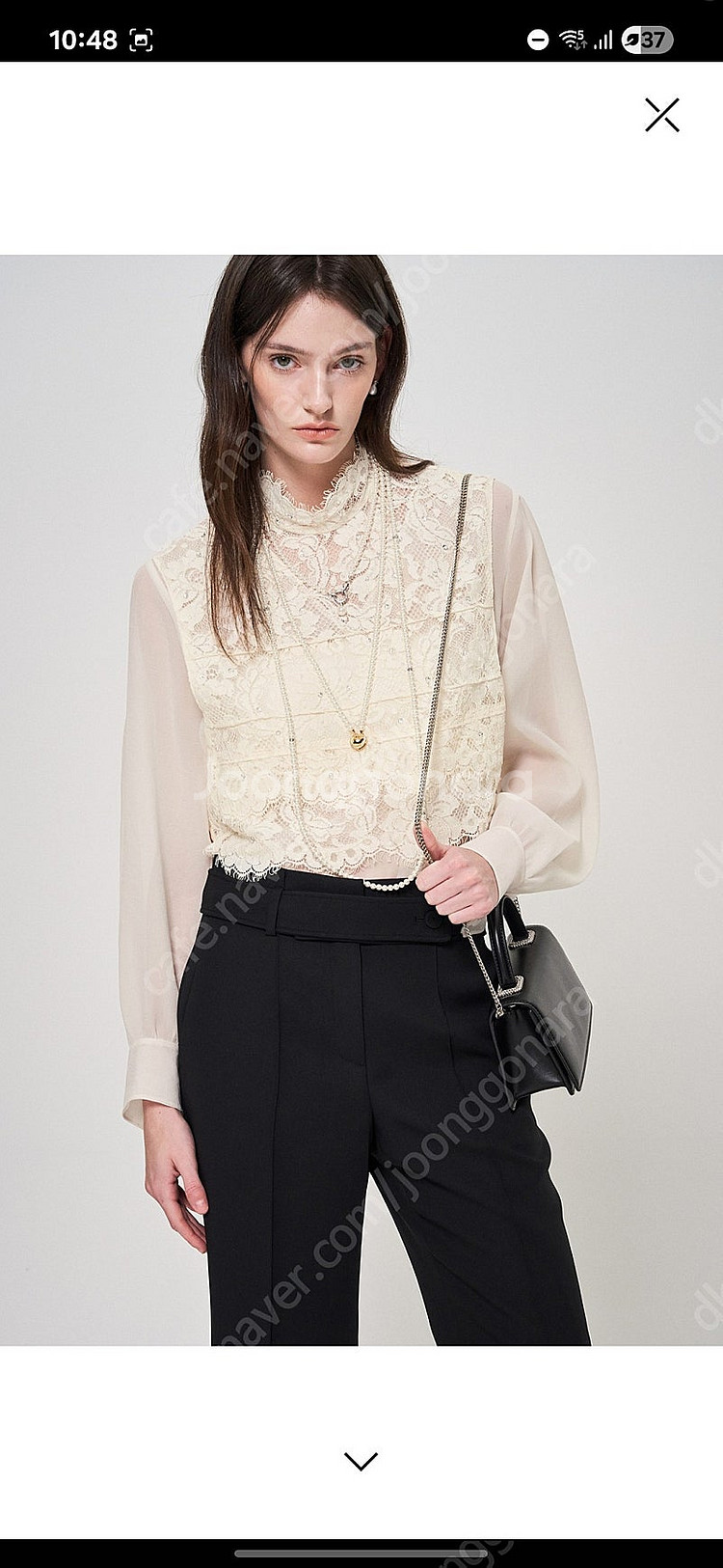 [한섬 팸셀 패밀리세일] 오브제 가방 백 타임 마인 랑방 더캐시미어 오브제 래트바이티 원피스 코트 구스--5