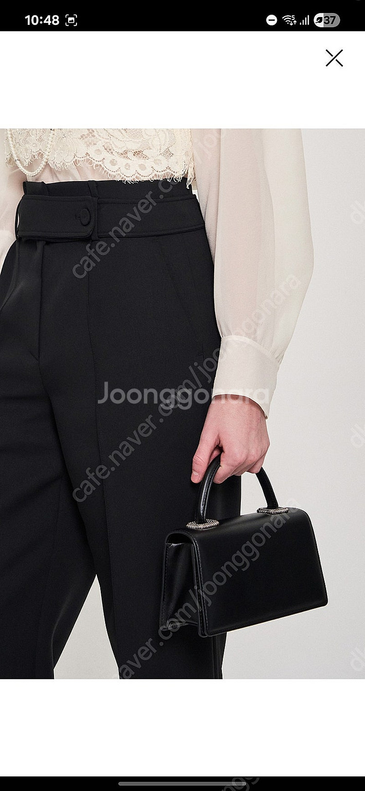 [한섬 팸셀 패밀리세일] 오브제 가방 백 타임 마인 랑방 더캐시미어 오브제 래트바이티 원피스 코트 구스--6