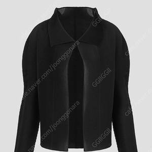 미 이세이미야케 플리츠플리즈 스트레치 가디건 탑 세트