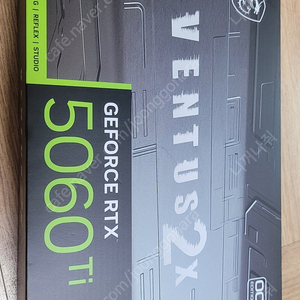 미개봉 MSI 지포스 RTX 5060 Ti 벤투스 2X OC 플러스 D7 16GB 그래픽카드