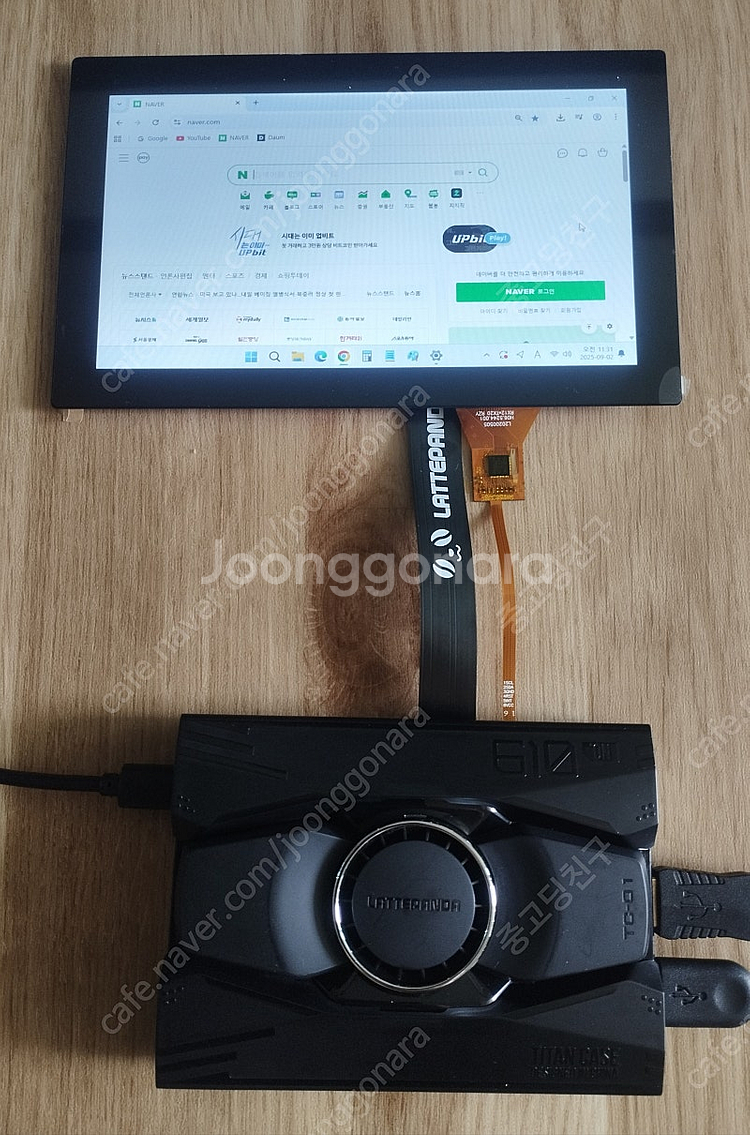 라떼판다델타+케이스+7인치디스플레이+스트리밍케이블--0
