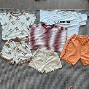 남아 XL 상하세트 11호 소이빈 데일리베베 하로하로 무이무이