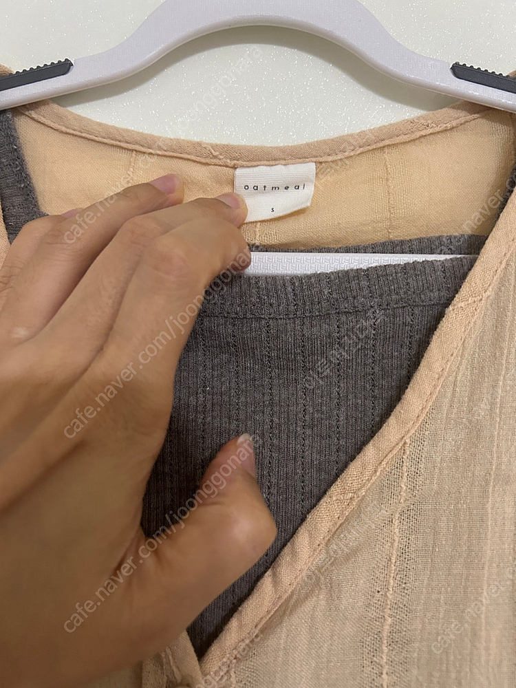 상태최상) 로다제이 오트밀 가디건 s+ 나시, 바지 일괄--4