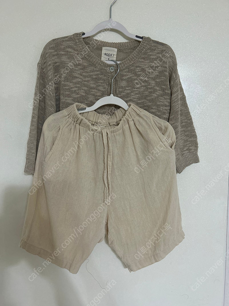 상태최상) 로다제이 오트밀 가디건 s+ 나시, 바지 일괄--5