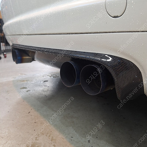 E46 M3 Megan Supremo Axle Back Exhaust ; quad 3" burnt roll tips 캣백 배기 엔드