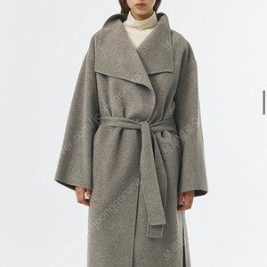 보카바카 그레이 캐시미어 울 코트 거의 새상품 (정가 59.9만원)