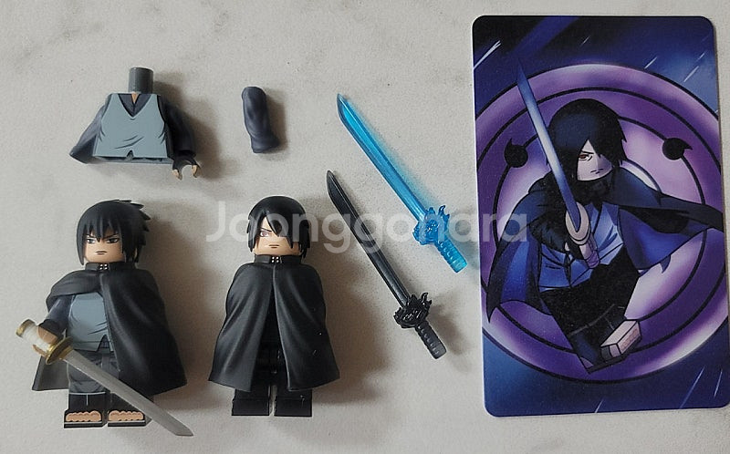 레고 커스텀 미니피규어 나루토 오렌지브릭 사스케 팝니다--0