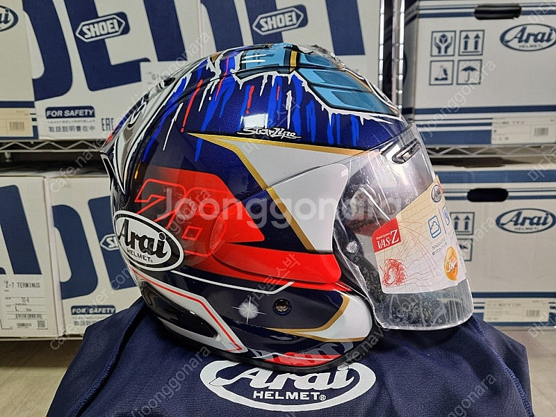 [미개봉] 아라이 VZ-RAM 페드로사 쇼군 PEDROSA SHOGUN 오픈페이스 한정판헬멧 판매--3