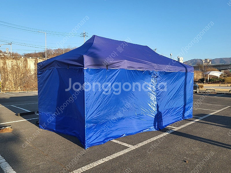 미개봉] 3 × 6 천막 자바라천막 행사용천막 캐노피천막--0