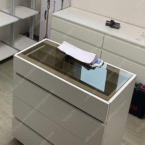 드레스룸 아일랜드 수납장 4단 서랍장