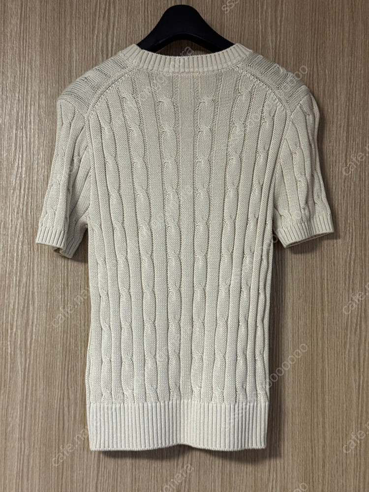 라코스테 여성 케이블 반팔. 미착용. 38사이즈--3