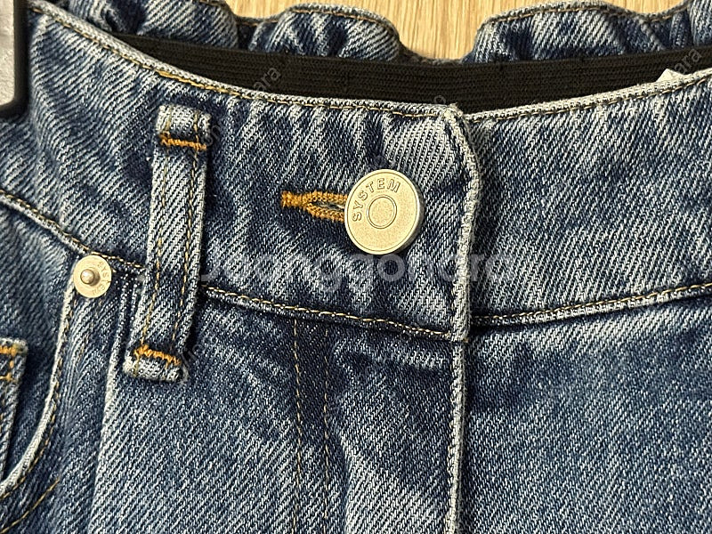 한섬 시스템 허리 밴딩 청바지. 미착용 새것--1