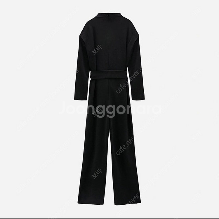 ZARA 자라 긴팔 점프수트 BLACK (L)--4