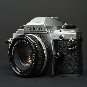 니콘 Nikon FG 필름카메라 + E시리즈 mf 50mm f1.8 수동렌즈