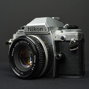 니콘 Nikon FG 필름카메라 + E시리즈 mf 50mm f1.8 수동렌즈