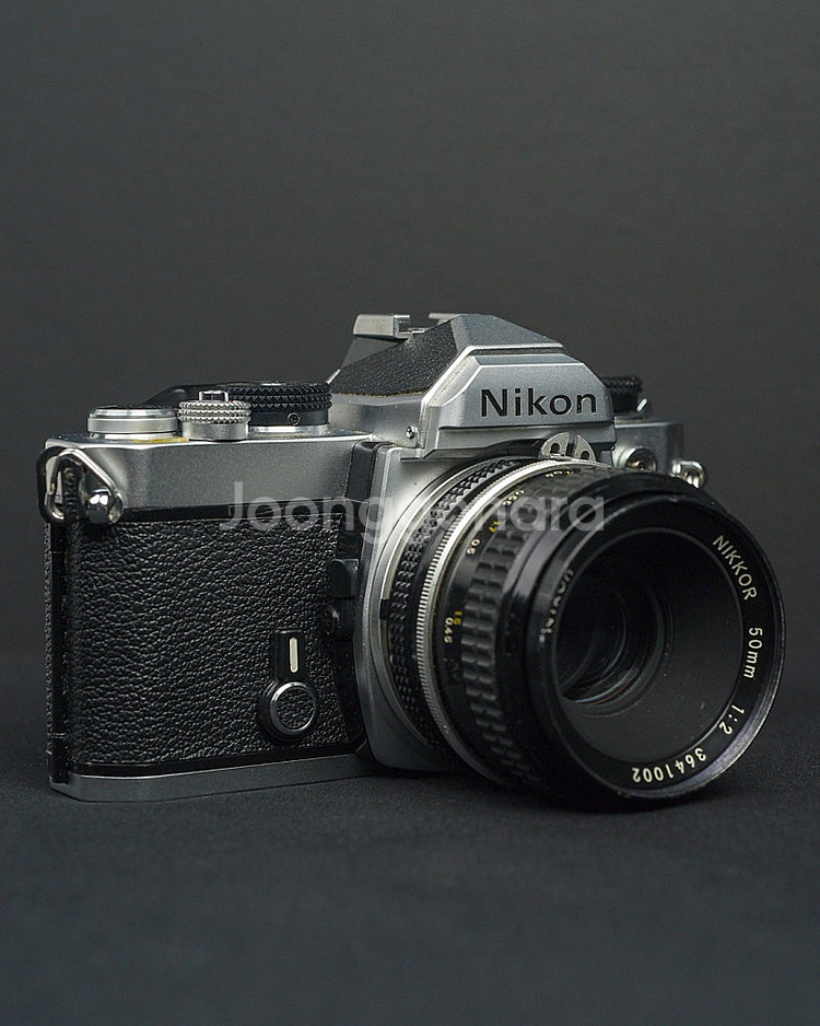 니콘 Nikon FM 실버 필름카메라 + mf 50mm...--0
