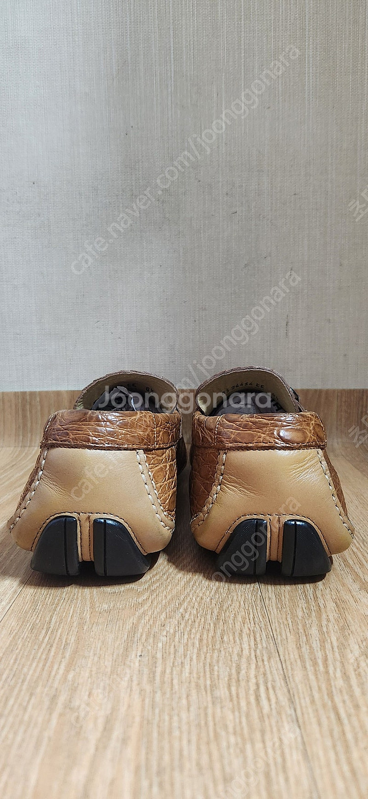 (8.5/270)한정판 페라가모구두 크로커다일 페라가모로퍼 드라이빙슈즈--3