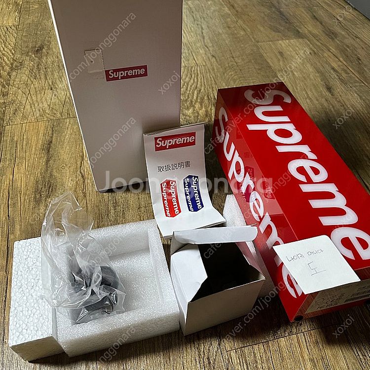 슈프림 박스로고 램프 레드 23FW--1