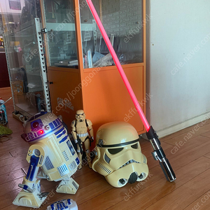 하스브로 스타워즈 광선검 무선조정r2d2 스톰트루퍼 핼멧 피규어 일괄 처분