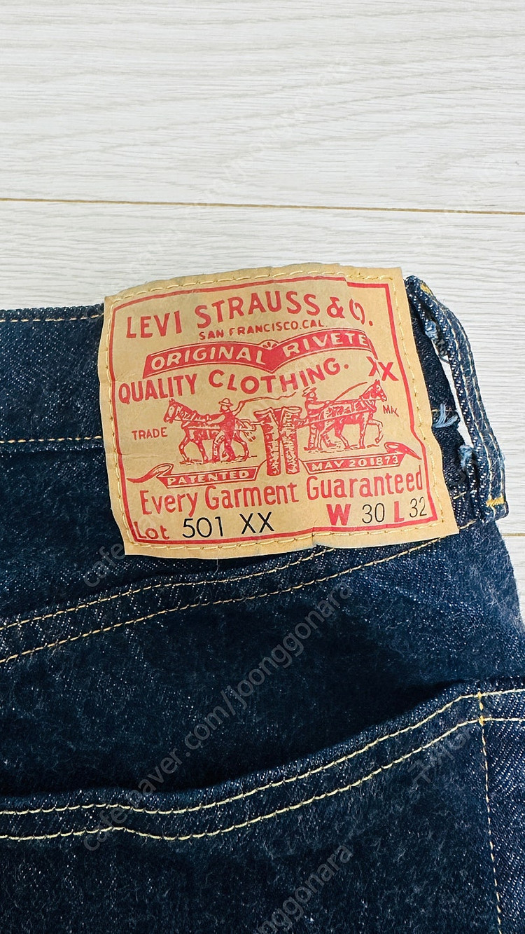 LVC 1955 501 리지드 W30 L32 (미수선)--6