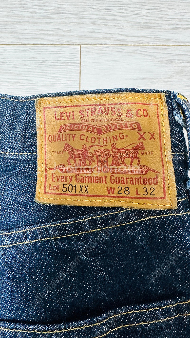 LVC 1947 501 린스드 W28 L32 (L30으로 기장 수선)--5