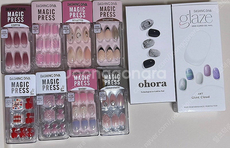 데싱디바 네일팁+패디팁+오호라 네일--0