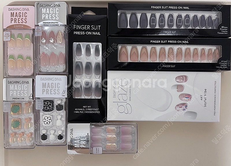 데싱디바 네일팁+패디팁+핑거수트 네일팁+오호라 네일--0