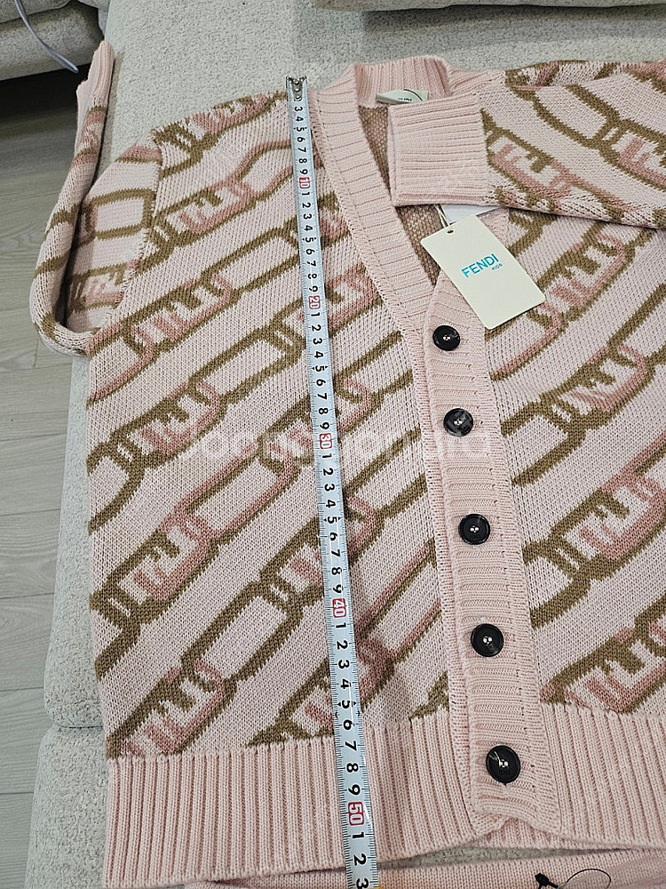 새상품 펜디키즈 니트가디건 +스커트 세트 성인가능--2