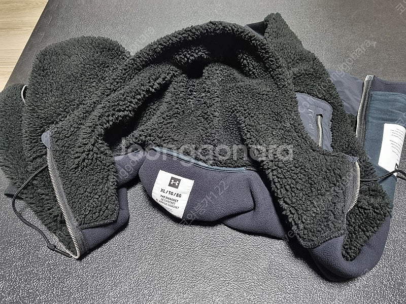 언더아머 쉐르파 후드 자켓 XL 110 사이즈--3