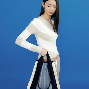 [박스 미개봉/새상품]플리츠마마 투웨이쇼퍼백 블루(택포 7만)