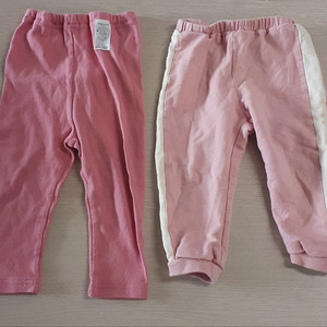 ( 3세 여아 ) 실내 바지 2벌, 팬티 1벌