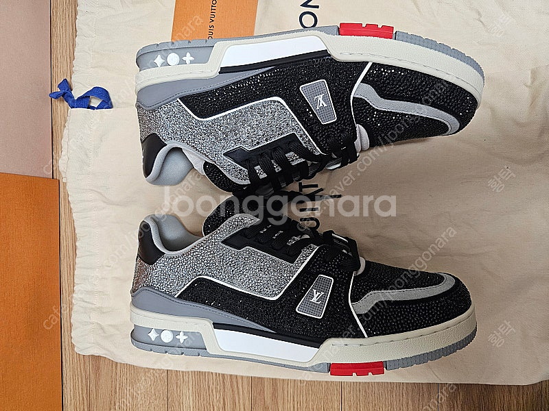 루이비통 크리스탈 트레이너 스와로브스키 스니커즈 9사이즈 (새상품)--5