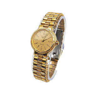[1980년대초] 론진 콘퀘스트 LONGINES Conquest 3343 21mm 18k 금장 여성 쿼츠 시계