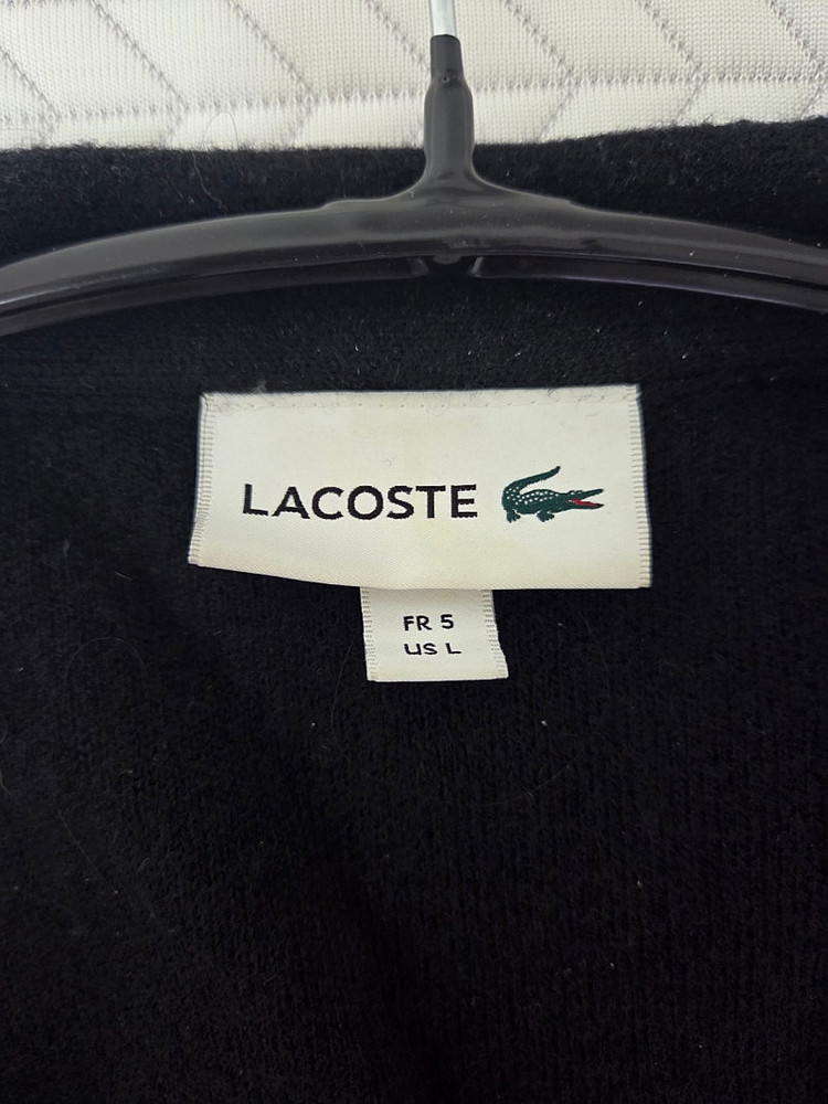 라코스테 방모 블랙 가디건 L 판매--1