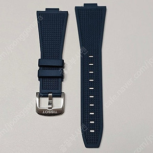 티쏘 prx 40mm 정품 러버스트랩 블루