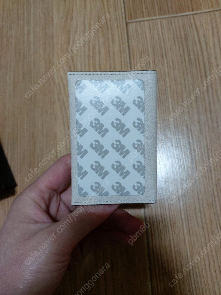 DAKS 닥스 아이보리, 라이트핑크 일러스트 카드지갑 새제품 팝니다 이미지